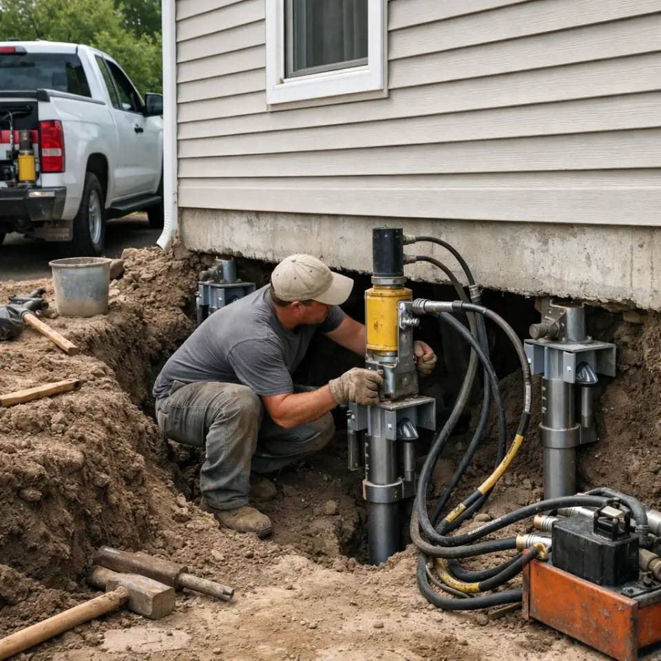 foundation repair in Pleak, TX